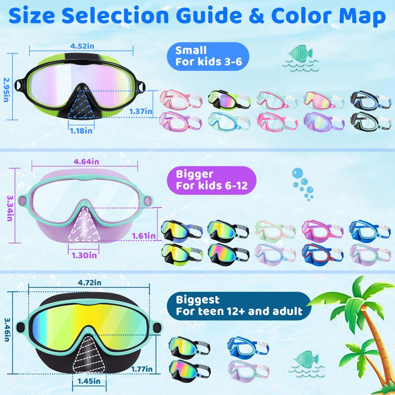 UV Protection Anti-Fog Swim Googles