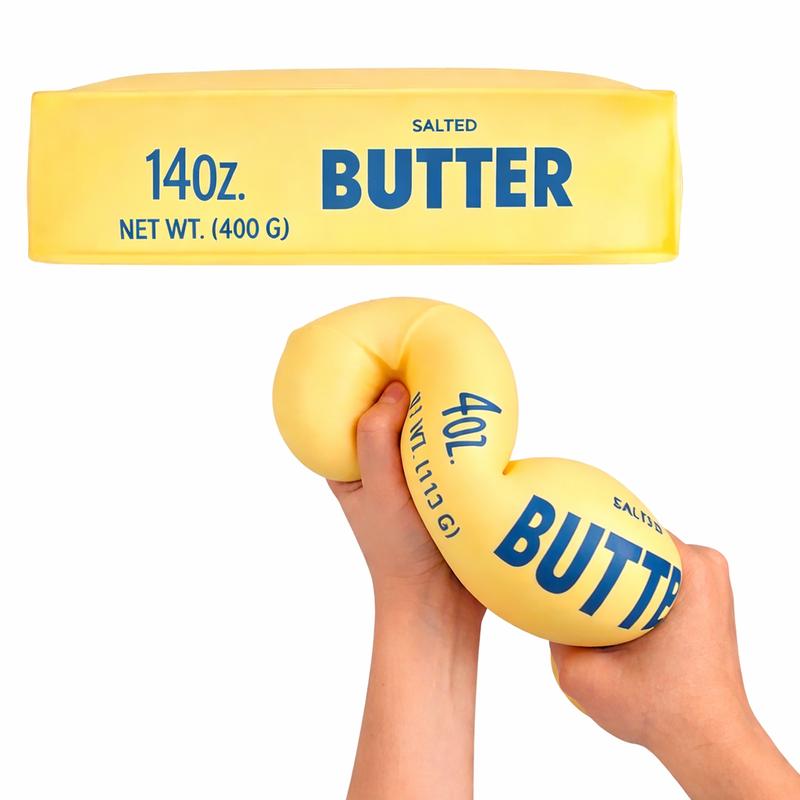 Ultra soft butter stress toy