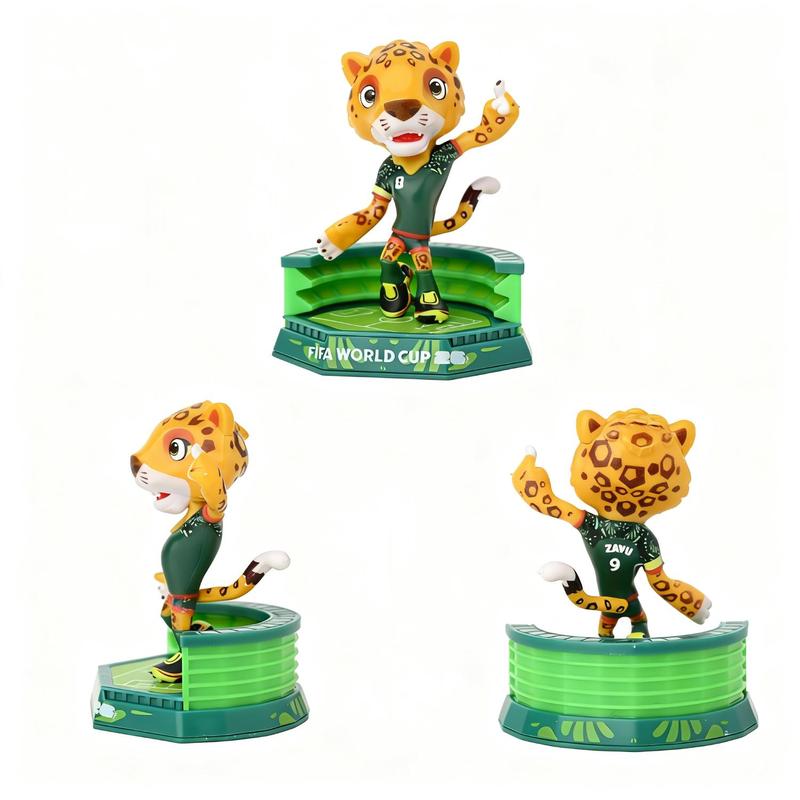 Figuras de juguete de las mascotas de la Copa Mundial de la FIFA 2026