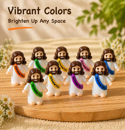 Colorful Mini Jesus Figurines