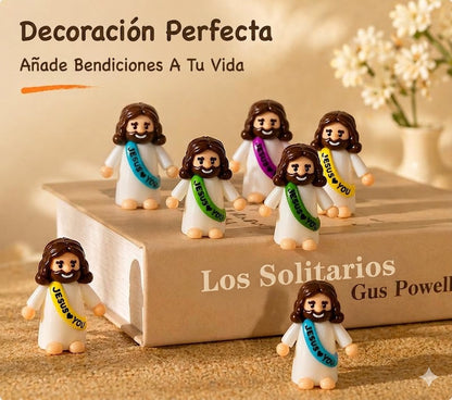 Minifiguras coloridas de Jesús