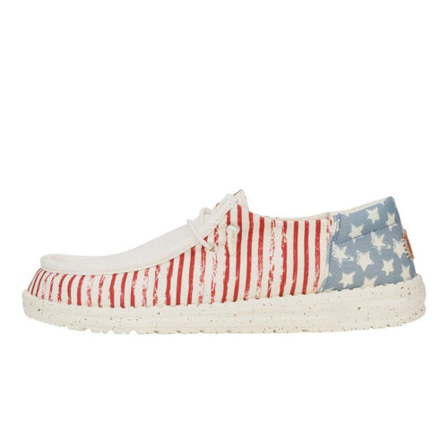 HEYDUDE Wendy Patriotic Slip on Shoes