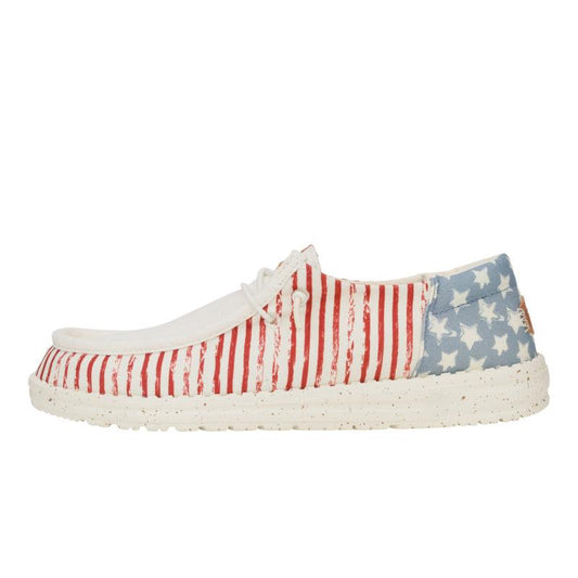 HEYDUDE Wendy Patriotic Slip on Shoes