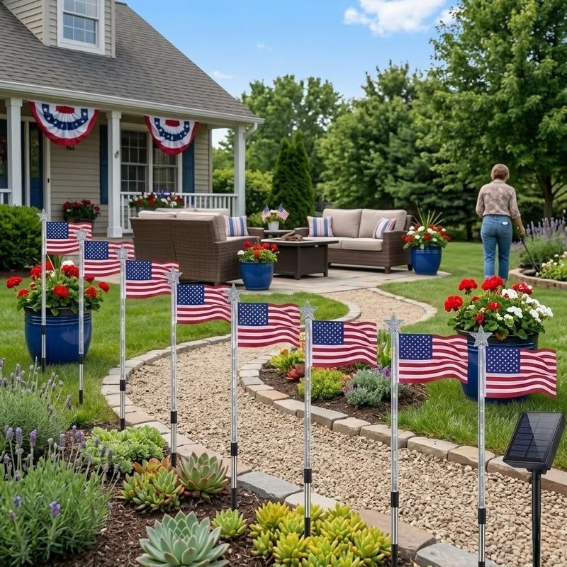 8 Piece Flag Light Set