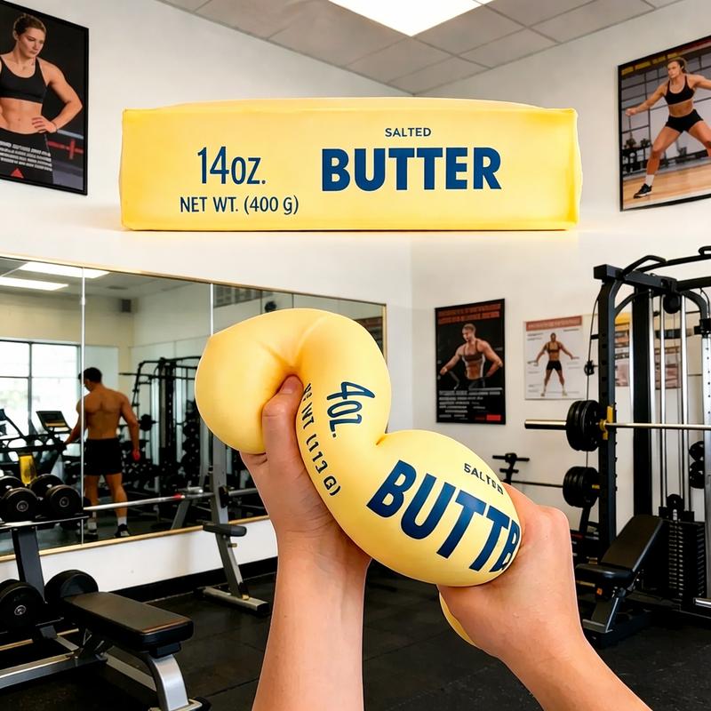 Ultra soft butter stress toy
