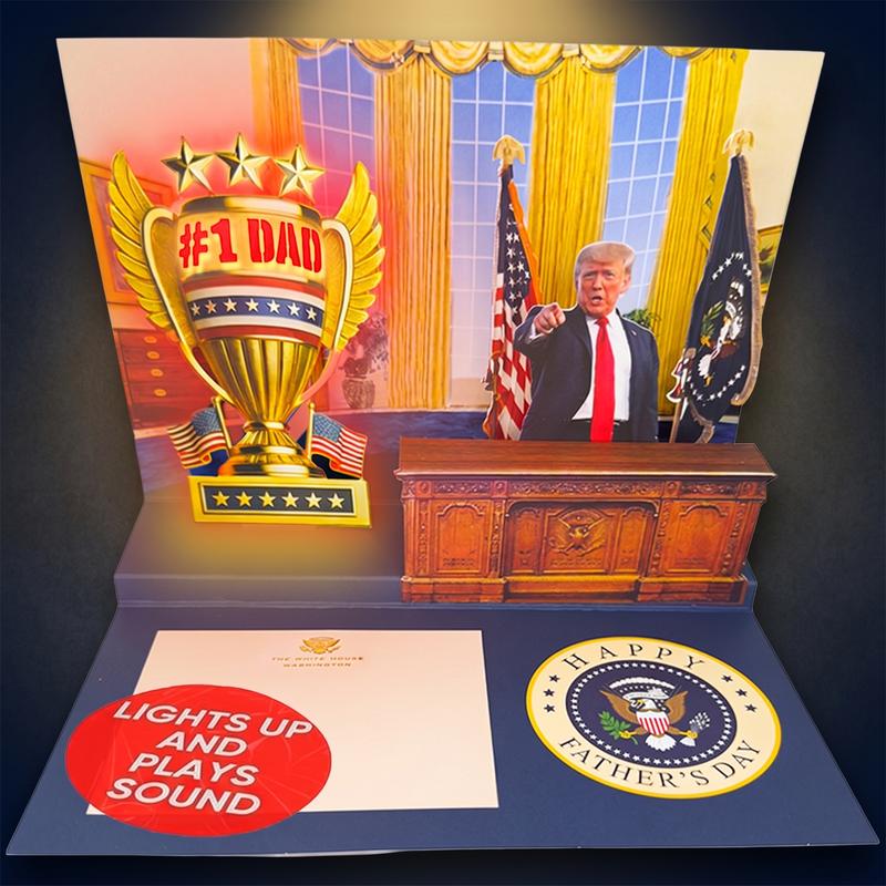 Talking Pop Up Fathers Day Card