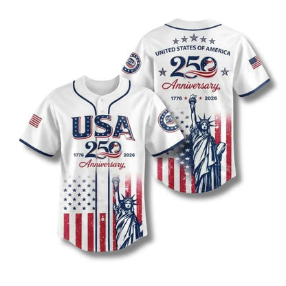 USA 250th Anniversary Baseball Jersey