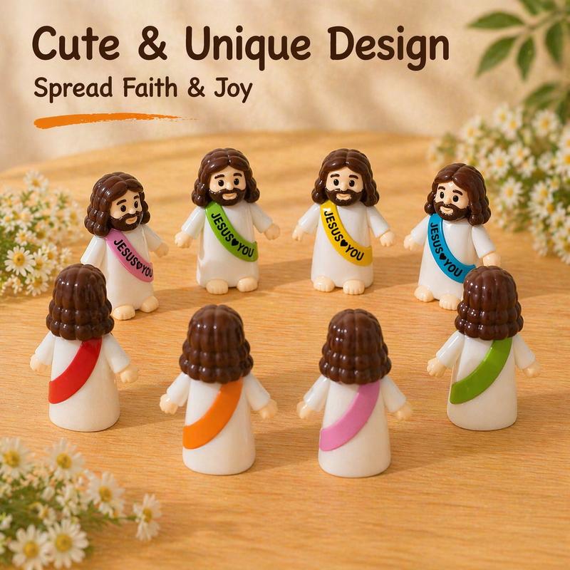 Colorful Mini Jesus Figurines