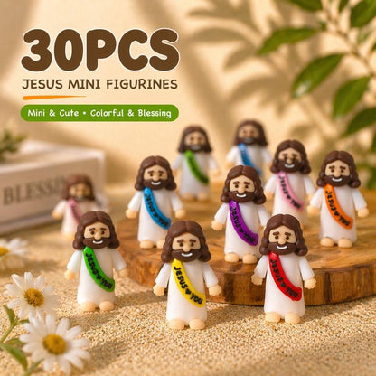 Colorful Mini Jesus Figurines