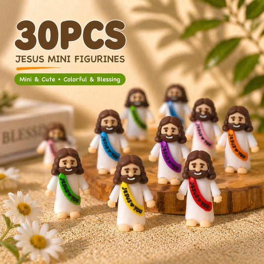 Colorful Mini Jesus Figurines